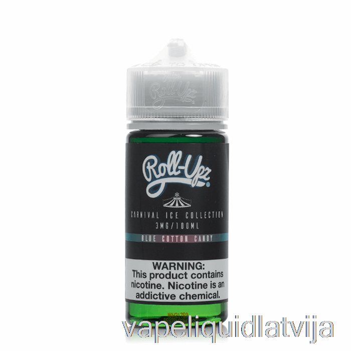 Ledus Zila Kokvilnas Konfekte - Karnevāls - Sulas Rullis Upz - 100ml 6mg Vape šķidrums